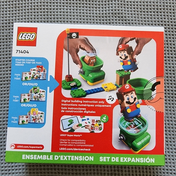LEGO Super Mario Goomba’s Shoe Expansion Set 71404 Toy Building Kit (76 … - Picture 2 of 2